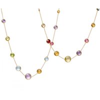 Collana Marco Bicego Donna Jaipur in Oro giallo Tormalina CB2719 MIX01 JAIPUR COLOUR - CB2719 MIX01 JAIPUR COLOUR